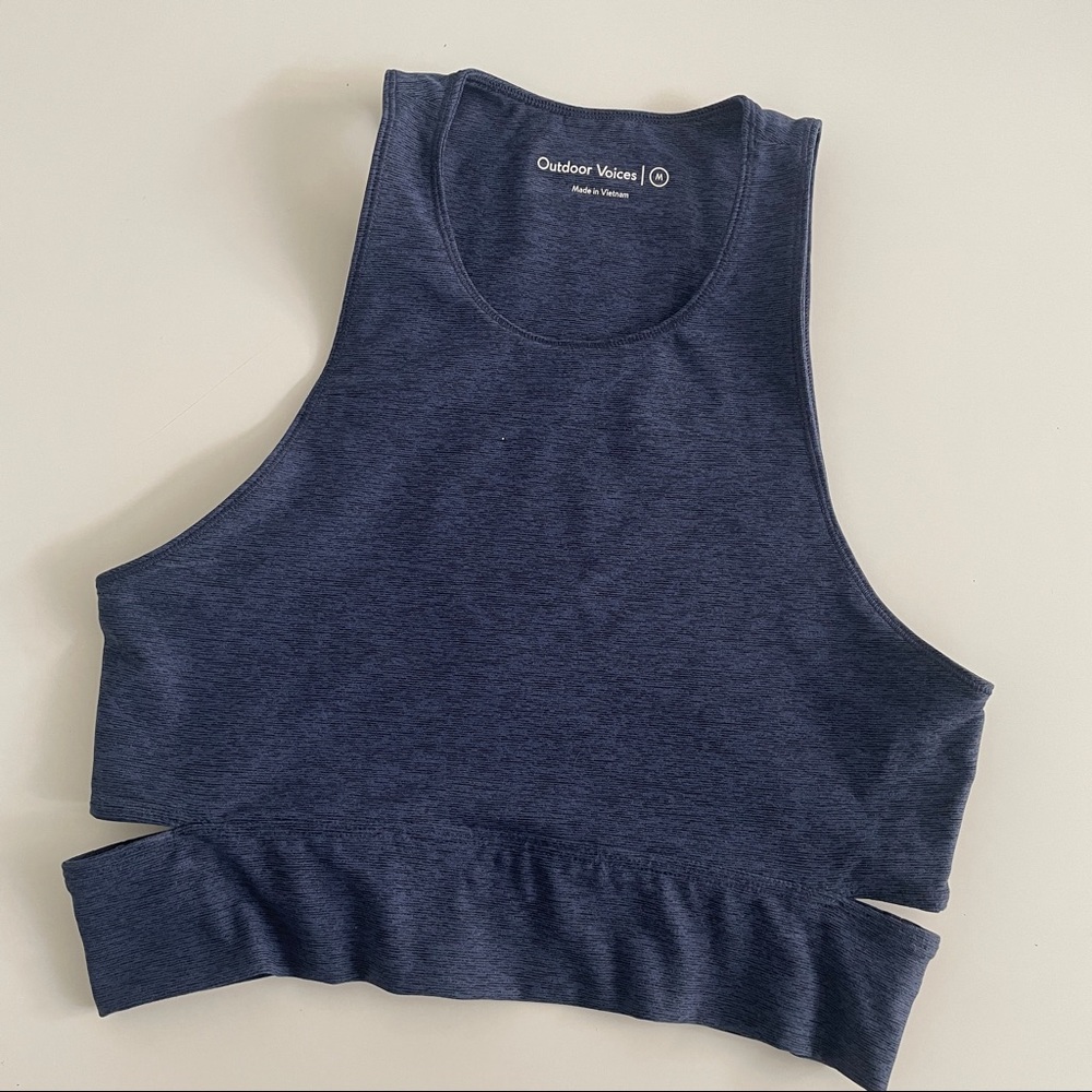 Outdoor Voices Slashback Crop Top